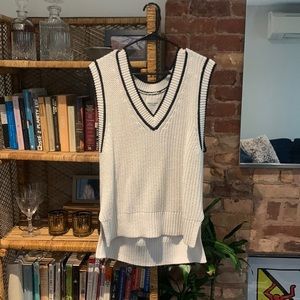 oversized A&F sweater vest